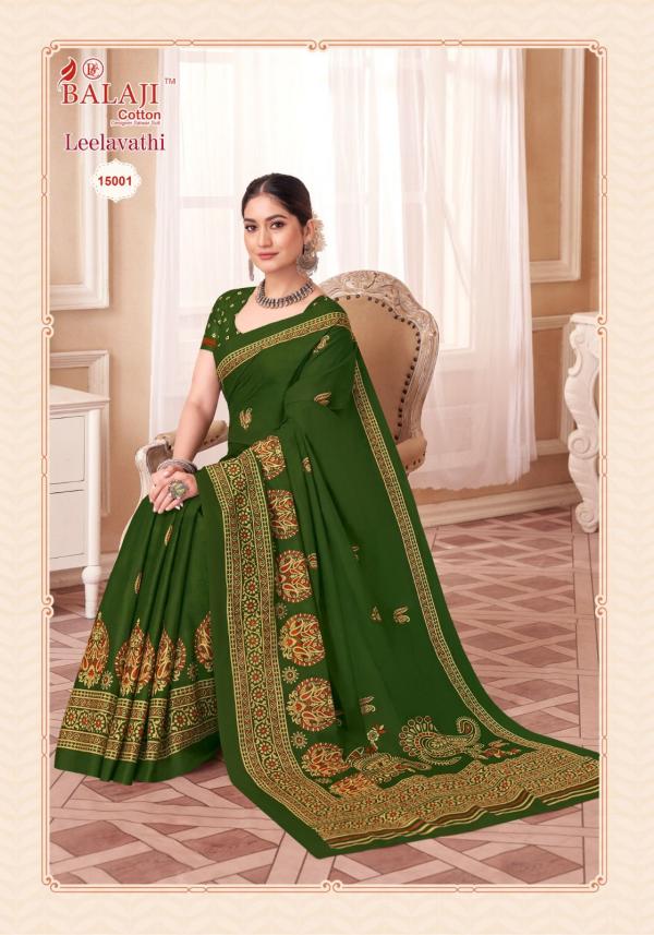 Balaji Leelavathi Vol-15 – Cotton Sarees